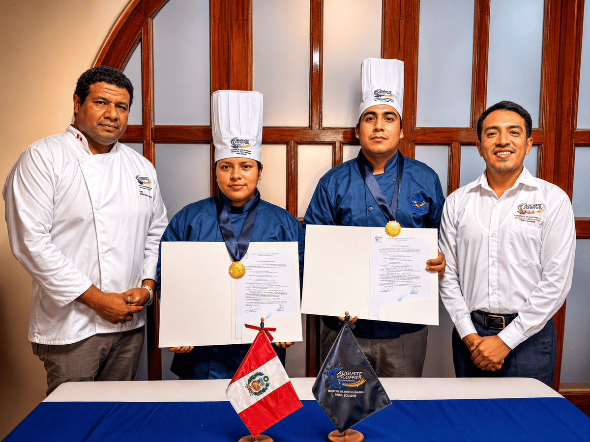 Entrega de Maestría en Artes Culinarias Perú-Ecuador