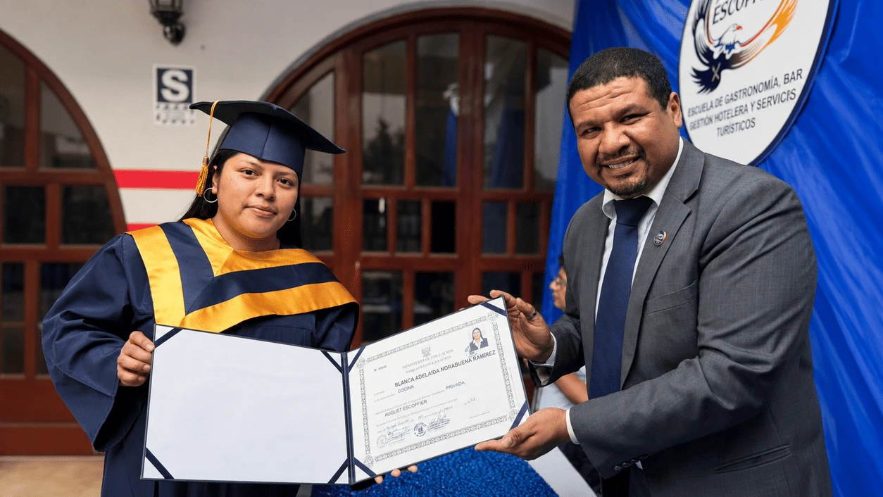 August Escoffier - Momento de Graduación